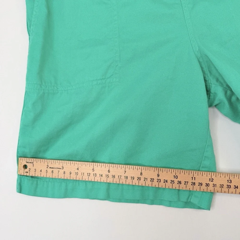 VTG Polo Ralph Lauren Men's Shorts SZ-Small Green Elastic Waist Casual Summer
